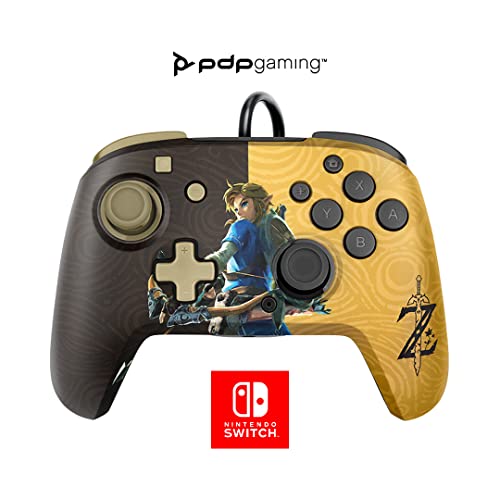 PDP - Nintendo Switch Faceoff Deluxe+ Audio Wired Controller Zelda (Nintendo Switch)