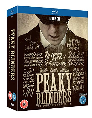Peaky Blinders: The Complete Series 1-5 Box Set (10 Blu-Ray) [Edizione: Regno Unito] [Blu-ray]