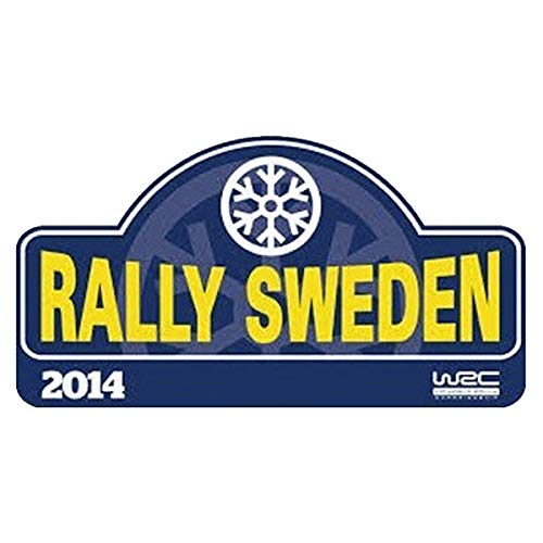 Pegatina Placa Fia WRC Rallye DE Suecia 2014 PR401 Rally Sweden