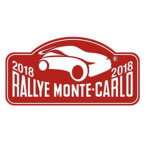 Pegatina Placa Fia WRC Rallye Montecarlo 2018 PR43