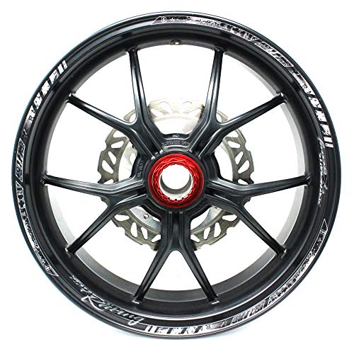 pegatinas llanta moto coche personalizadas tuning rim tape set felgi coche pegatinas borde jp gp blanco blanco alemania gasolina estilo tuning edge motos 46 49 Accesorios tuning