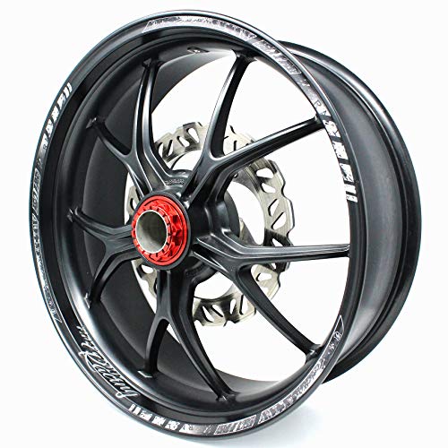 pegatinas llanta moto coche personalizadas tuning rim tape set felgi coche pegatinas borde jp gp blanco blanco alemania gasolina estilo tuning edge motos 46 49 Accesorios tuning