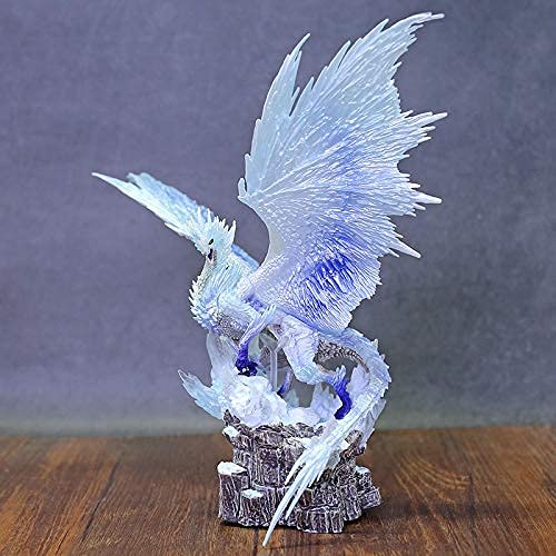 Peluca de Cosplay Monster Hunter World: Iceborne Velkhana Nergigante Estatua MHW Elder Dragon Figure Modelo de colección Juguete para la Fiesta