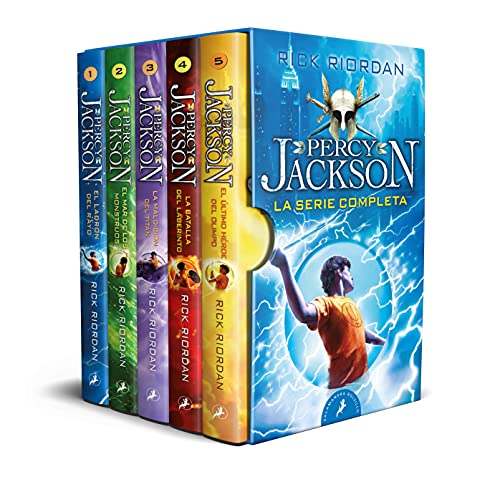 Percy Jackson y los dioses del Olimpo - La serie completa: (pack con: El ladrón del rayo | El mar de los monstruos | La maldición del Titán | La ... héroe del Olimpo) (Salamandra Bolsillo)