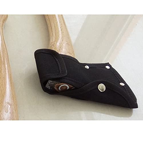 perfeclan Funda Protectora de Hoja de Hacha Negra para Hacha Que Acampa Al Aire Libre 15,5x11 Cm