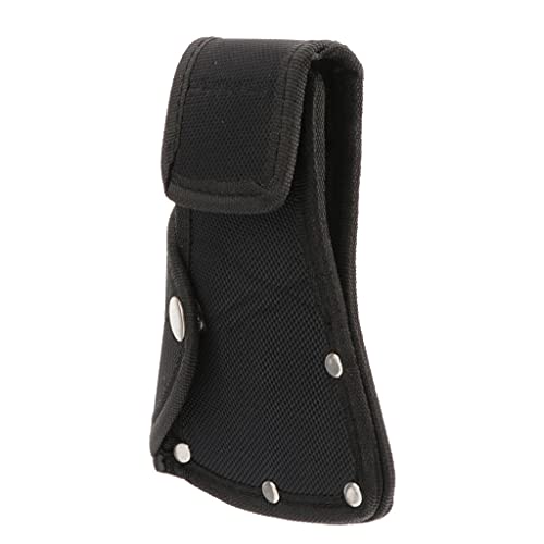 perfeclan Funda Protectora de Hoja de Hacha Negra para Hacha Que Acampa Al Aire Libre 15,5x11 Cm