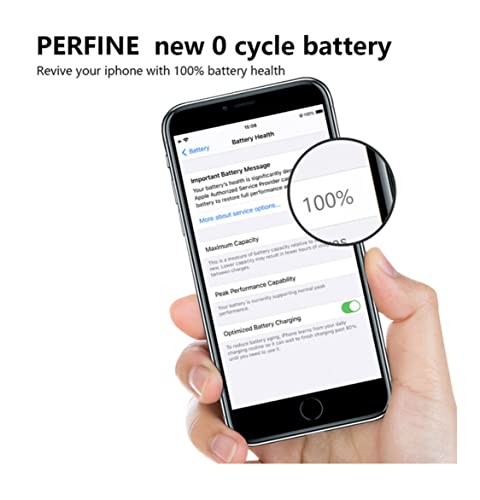 Perfine 2370mAh Bateria para iPhone 6 (A1549, A1586, A1589) con Kit de reparación