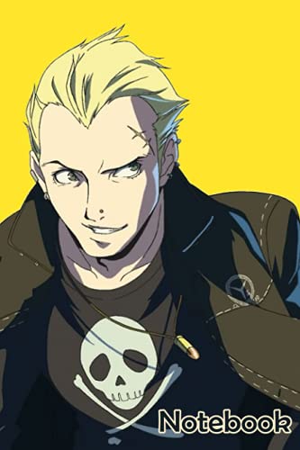 Persona 4 Golden Kanji Tatsumi Notebook: - 110 Pages, In Lines, 6 x 9 Inches