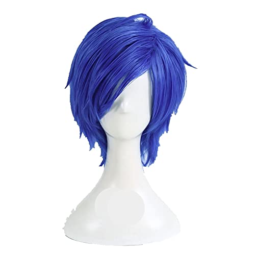 PERSONA3 Shin Megami Tensei Persona 3 Yuki Makoto Yuuki Cosplay Wig Short Heat Resistant Synthetic Hair Wig + Wig Cap