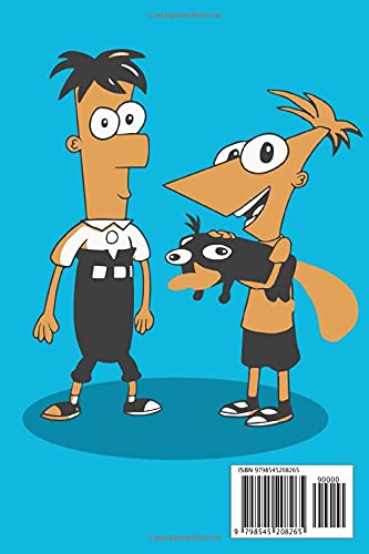 Phineas And Ferb Notebook: Phineas And Ferb Notebook Journal Gift,120 Lined Paper Book for Writing, Perfect Present for Fans, Notebook Diary 6 X 9 Inches
