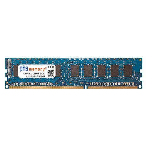 PHS-memory 4GB RAM módulo Adecuado/Adecuada para MSI Gaming Z87-G43 DDR3 UDIMM ECC 1600MHz PC3L-12800E