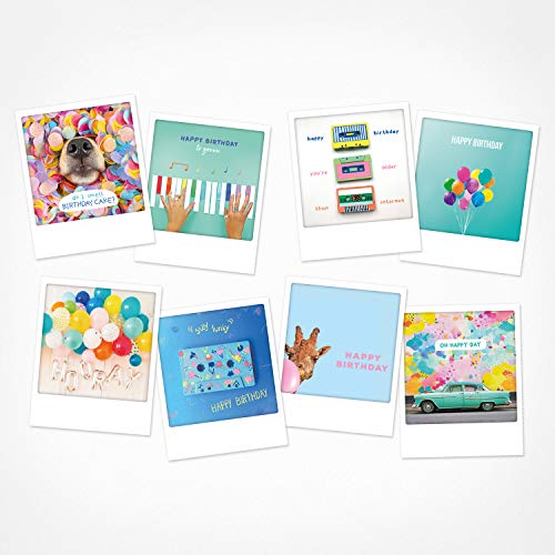 PICKMOTION La vida es impresionante, Set de postales, 8 postales fotográficas - Fotos de fotógrafos de Instagram, diseñadas en Berlín, Cumpleaños 4, BPK-0207-INT