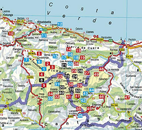 Picos de Europa. Las mejores rutas por valles y montañas. 50 excursiones. Guía Rother.