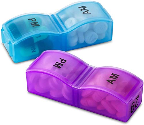Pill Organizer Monthly - 31 Day Am/Pm Daily Pill Organizer 32 Pill Cases for Each Day, Pill Dispenser and Monthly Pill Organizer Box for Vitamins, Medicine and Medication