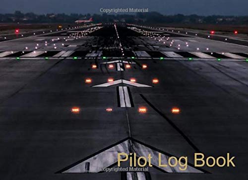 Pilot Log Book: Aviation logbook student pilot record flight logs & hours