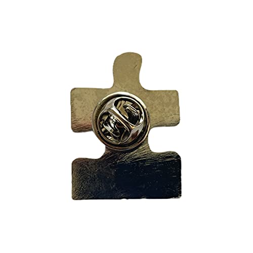 Pin para solapa, diseño de campaña para la concienciación sobre el autismo