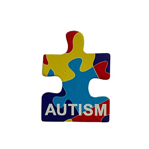 Pin para solapa, diseño de campaña para la concienciación sobre el autismo