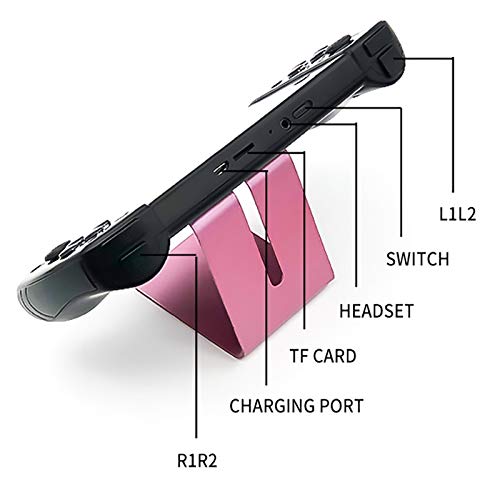 Pineapplen Consola de Videojuegos Consola de Videojuegos Retro X18Plus Consola de Juegos PortáTil de Mano Dual Rocker de 4.3 Pulgadas (Rojo)