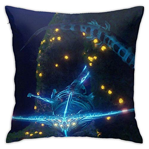 pingshang Subnautica - Leviathan Home - Fundas de almohada decorativas para sofá o sofá, 45,7 x 45,7 cm