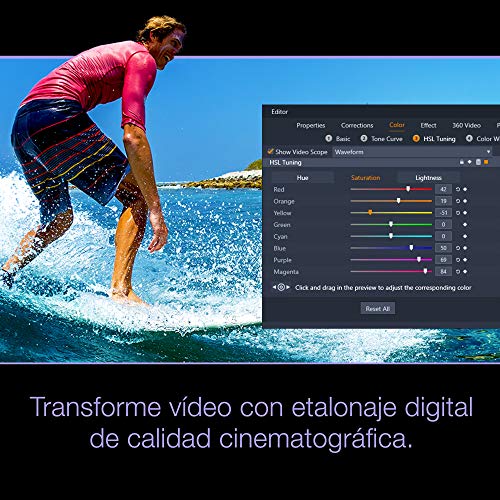 Pinnacle Studio 24 Ultimate | Software avanzado de edición de vídeo y grabación de pantalla | Ultimate | 1 Dispositivo | PC | Código de activación PC enviado por email