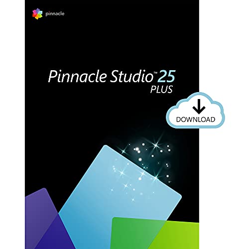 Pinnacle Studio 25 Plus | Software eficaz de edición de vídeo y grabación de pantalla | Plus | 1 Dispositivo | Código de activación PC enviado por email