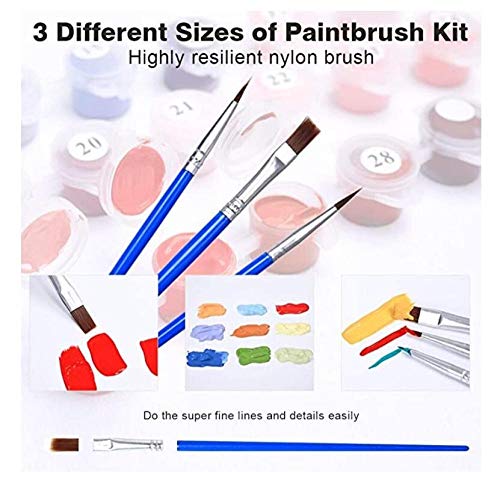 Pintura por numeros para Adultos e Ni?os, Perro Labrador Pet Animal Head Black Water Wet Juegos de Pintura por números-Sin Marco