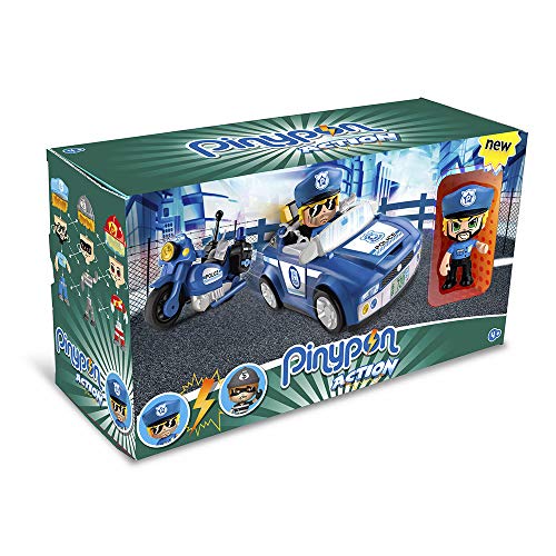 Pinypon Action- Policía Vehículos de Acción, para niños y niñas a Partir de 4 años, Multicolor (Famosa 700014495) , color/modelo surtido