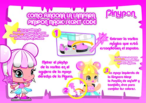 Pinypon Magic Secret Code - Gran Figura de 30cm Sorpresa para niños y niñas de 4 a 8 años (Famosa 700015075)