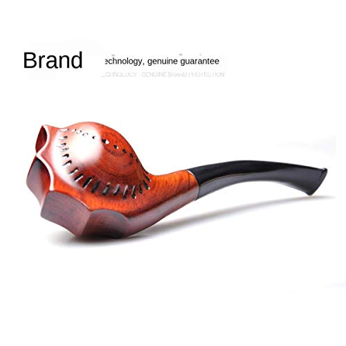 Pipa Para Fumar, Filtro Clásico Tallado A Mano De Alta Gama, Pipa De Sándalo Rojo Desmontable, Utilizada Para Regalo Del Padre/Regalo Del Novio/Regalo/Colección Del Marido