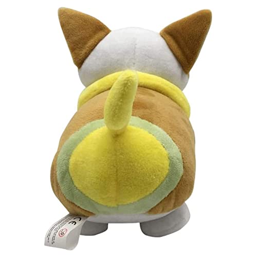 PIPIXIA Peluche Pokemon Grookey,Scorbunny Peluche, Pokemoned Sword Shield Sobble Scorbunny, Lindo Juego De Anime Juguetes Elf Muñeca De Peluche Regalos for Niños (Color : Dog, Size : 28cm)