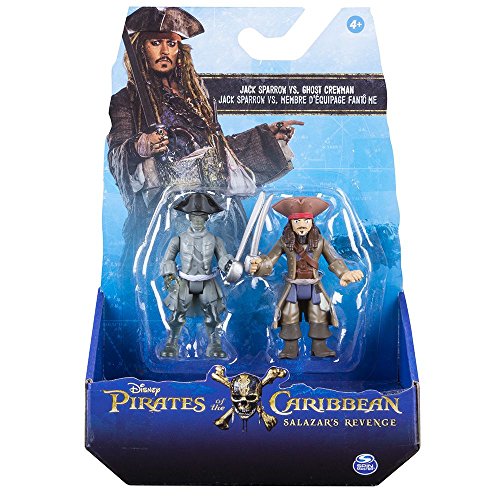 Piratas del Caribe - Juego Figura conjunto Jack Sparrow y Piratas Fantasmas