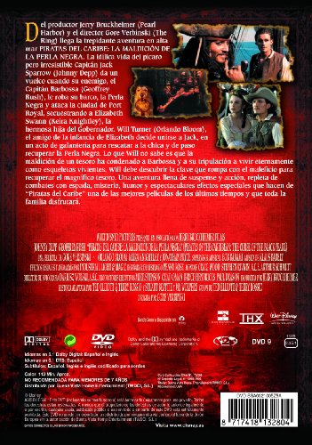 Piratas del Caribe: La maldición de la Perla Negra [DVD]