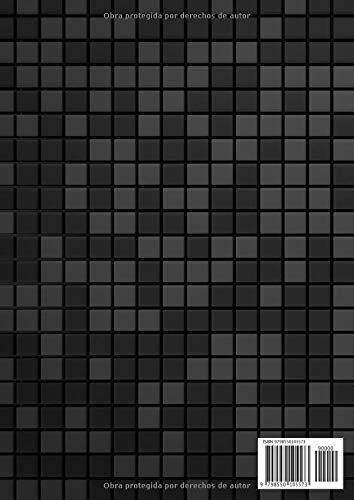 Pixel art sprite - gráficos por ordenador - videojuego: Formato numerado 5x5 cuadrícula A4 | dibujante de cuadernos, diseñador gráfico, principiante y PRO sketcher | 115 páginas