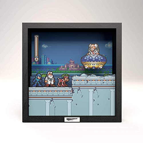 Pixel Frames Megaman 7: Dr. Wily (23x23cm) Shadow Box Art (Electronic Games)
