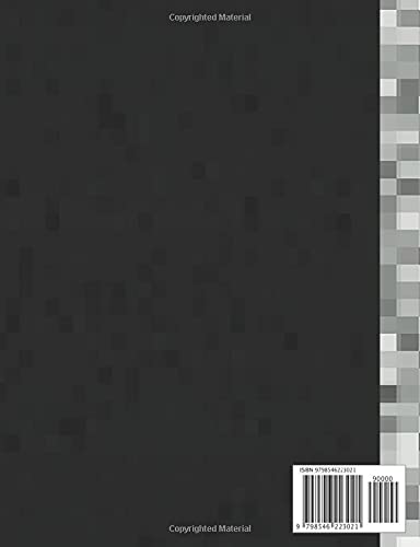 Pixel Gamer Composition Notebook: Wide Ruled Paper Notebook Journal | Gaming style Art Pattern | Soft Matte blank Lined Workbook Great Back to School Gift idea for Teens girls kids Students Boys.