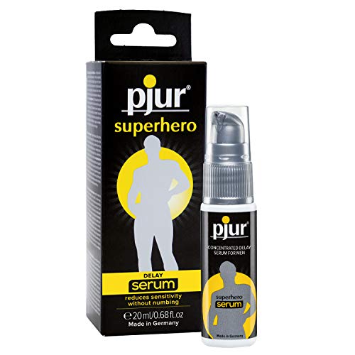 pjur superhero DELAY serum - Gel retardante para hombres - reduce la sensibilidad en el pene, sin insensibilizar (20ml)