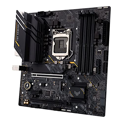 Placa ASUS TUF Gaming B560M-E,Intel,1200,B560,4DDR4,128GB,HDMI+DP,GBLAN,6SATA3+2M.2,2XM.2,6USB3.2,MATX