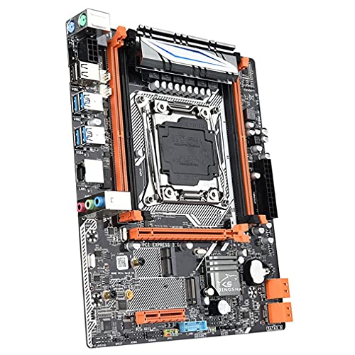 Placa Base de computadora X99M-H Lga2011 M-ATX 4 * Ddr4 Slots M.2 Soporte de Ranura WiFi Ddr4 Memory y Xeon E5 V3 / V4 CPU Processor Negro