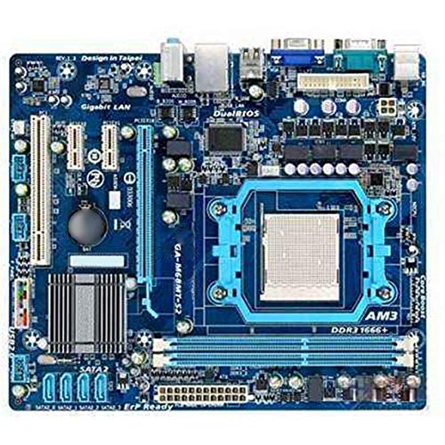 Placa Base de Juegos de computadora Ajuste para Fit For GIGABYTE GA-M68MT-S2P GA-M68MT-S2 Placa Base para Fit For DDR3 Socket AM3 8G M68MT-S2P M68MT-S2 Placa Base De Escritorio Estado Sólido