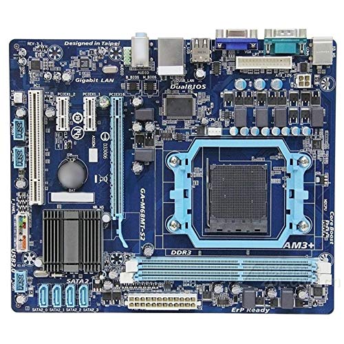 Placa Base de Juegos de computadora Ajuste para Fit For GIGABYTE GA-M68MT-S2P GA-M68MT-S2 Placa Base para Fit For DDR3 Socket AM3 8G M68MT-S2P M68MT-S2 Placa Base De Escritorio Estado Sólido
