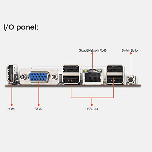 Placa Base de la Máquina Minera, BTC S37 Mining Machine Motherboard CPU Group 8 Video Card Slots DDR3 Memory Integrated VGA Interface Low Power Consume