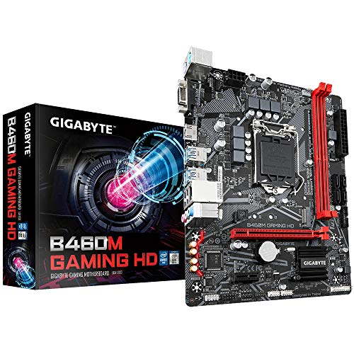 Placa Gigabyte Technology B460M Gaming HD 2DDR4 HDMI PCIE3.0 M.2 4SATA3 USB3.2 MATX