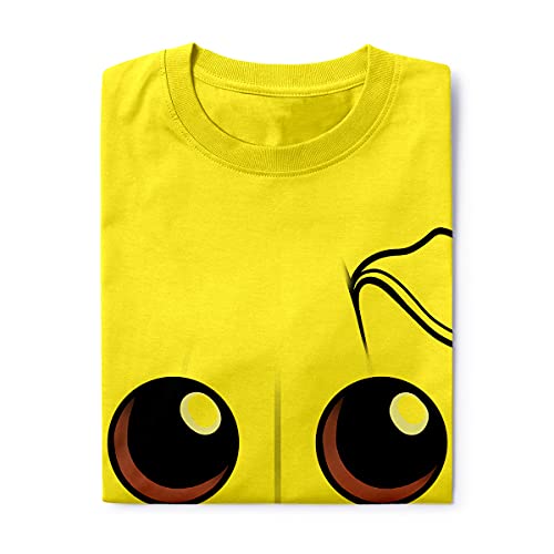 Playera para niños Peely Banana con Cara Sonriente para niños Battle Royale Gamer tee Top Amarillo Girasol 9-11 Años