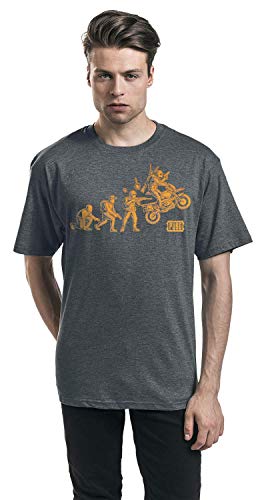 Playerunknown's Battlegrounds PUBG - Evolution Camiseta Gris/Melé XL