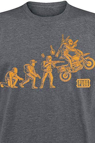 Playerunknown's Battlegrounds PUBG - Evolution Camiseta Gris/Melé XL