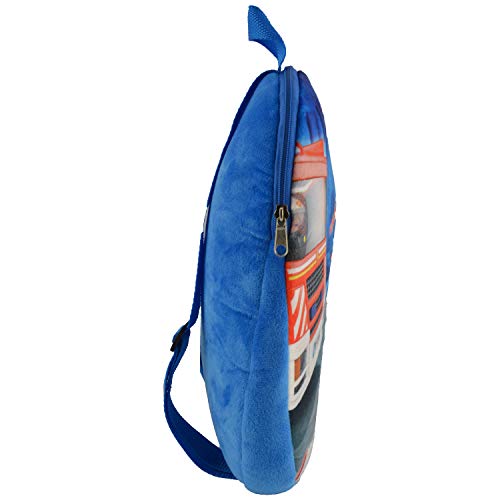 PLAYMOBIL City Action - Mochila infantil, Diseño de bomberos. (Azul) - 0126495