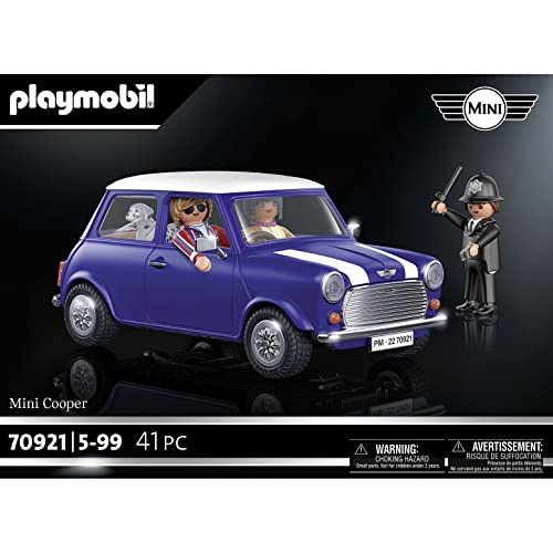 PLAYMOBIL Classic Cars 70921 Mini Cooper, Coche Coleccionable para Adultos y Coche de Juguete para niños, A Partir de 5 a 99 años