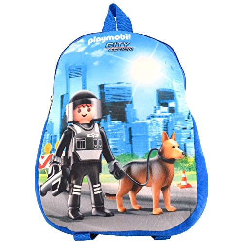 Playmobil Fachhandel Mochila Infantil 32 Centimeters Azul (Blau)