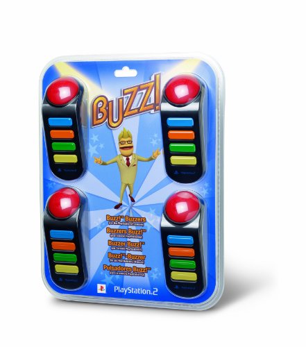 Playstation 2 - BUZZ! Buzzer (mit Kabel) [Importación alemana]