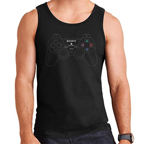 Playstation 2 Dual Analog Gaming Controller Men's Vest